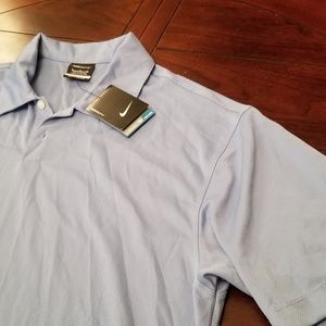 Nike Golf polo, Light blue. New with tags. XL